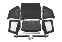Load image into Gallery viewer, Rugged Ridge Frameless Black Diamond Soft Top 92-95 Jeep Wrangler YJ - Back View