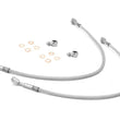 Load image into Gallery viewer, Rugged Ridge Front Brake Hoses Stainless 97-06 Jeep Wrangler TJ
