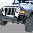 Load image into Gallery viewer, Rugged Ridge Front Fender Guards Body Armor 97-06 Jeep Wrangler - Back View
