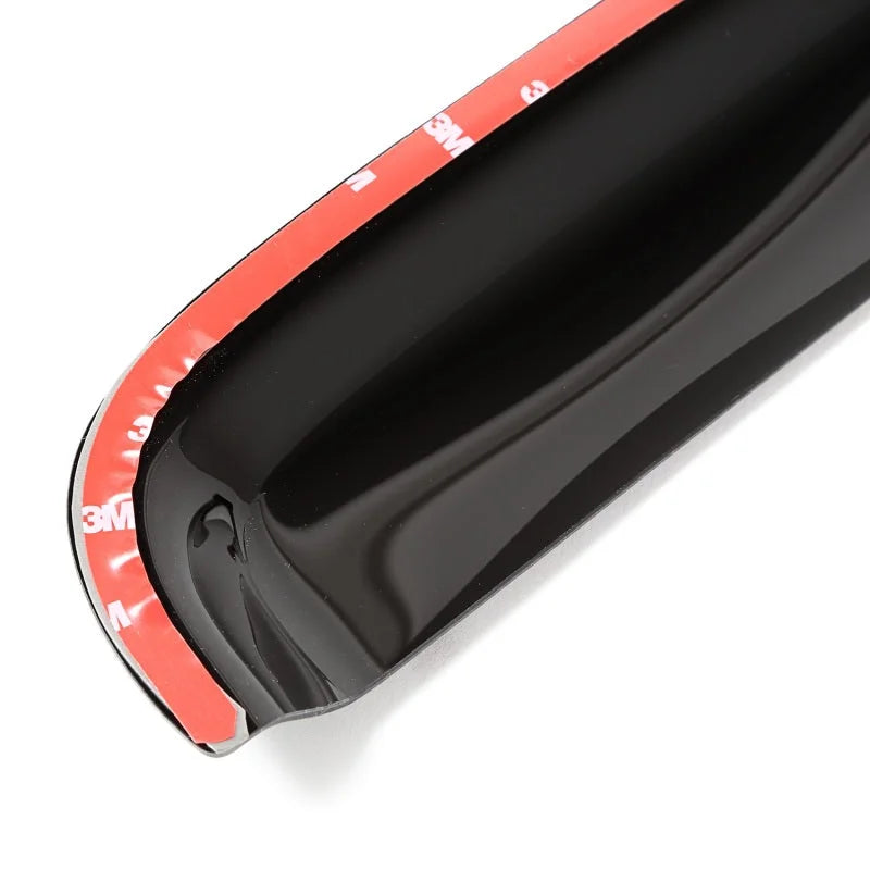 Rugged Ridge Front Window Visors Black 99-07 GM Pickup & SUV - Side View