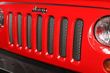 Load image into Gallery viewer, Rugged Ridge Grille Insert Satin Stainless 07-18 Jeep Wrangler - Side View