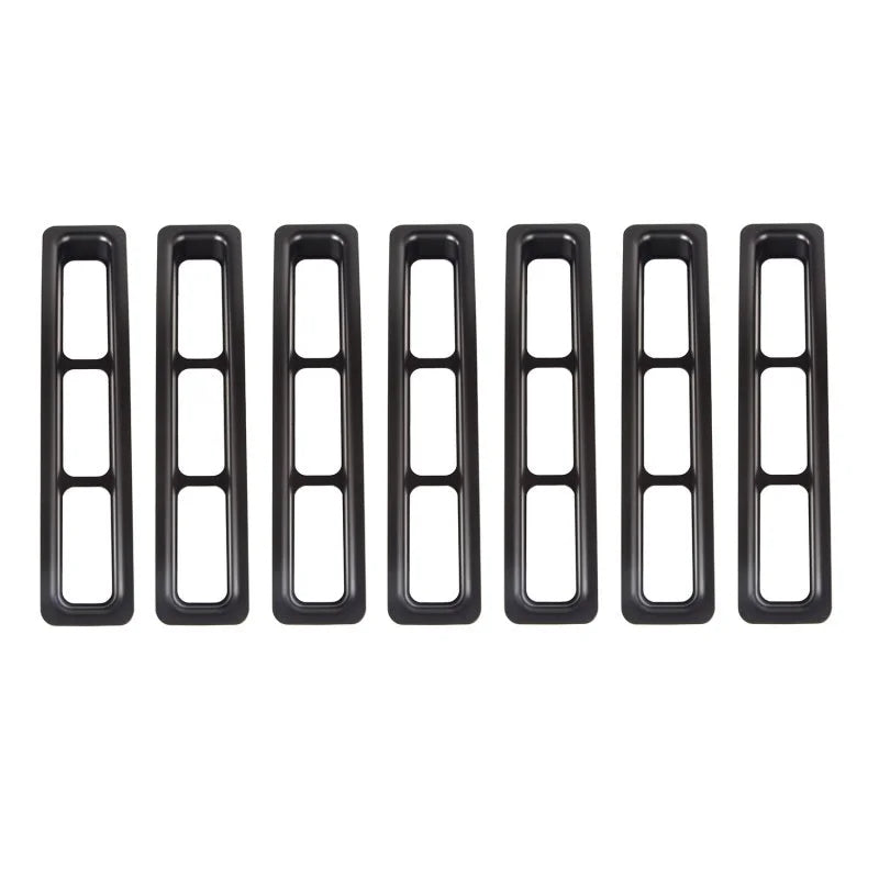 Rugged Ridge Grille Inserts Black 97-06 Jeep Wrangler - Main Product View