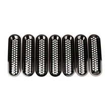 Load image into Gallery viewer, Rugged Ridge Grille Inserts Perforated 07-18 Jeep Wrangler - Main Product View