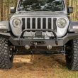 Load image into Gallery viewer, Rugged Ridge HD Bumper Full Width Front 07-18 Jeep Wrangler JK 18-20 Jeep Wrangler JL 2020 JT - Back View