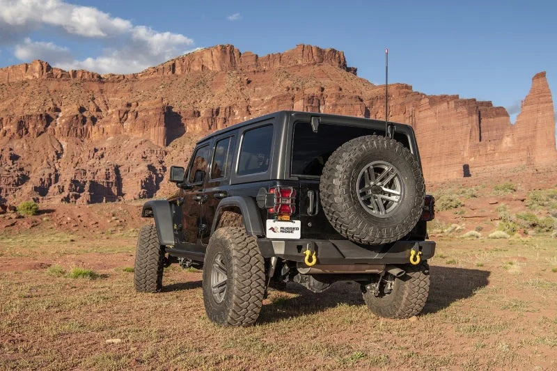 Rugged Ridge HD Bumper Rear 18-20 Jeep Wrangler JL - Side View