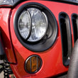 Load image into Gallery viewer, Rugged Ridge Headlight Bezels Black 07-18 Jeep Wrangler JK - Side View