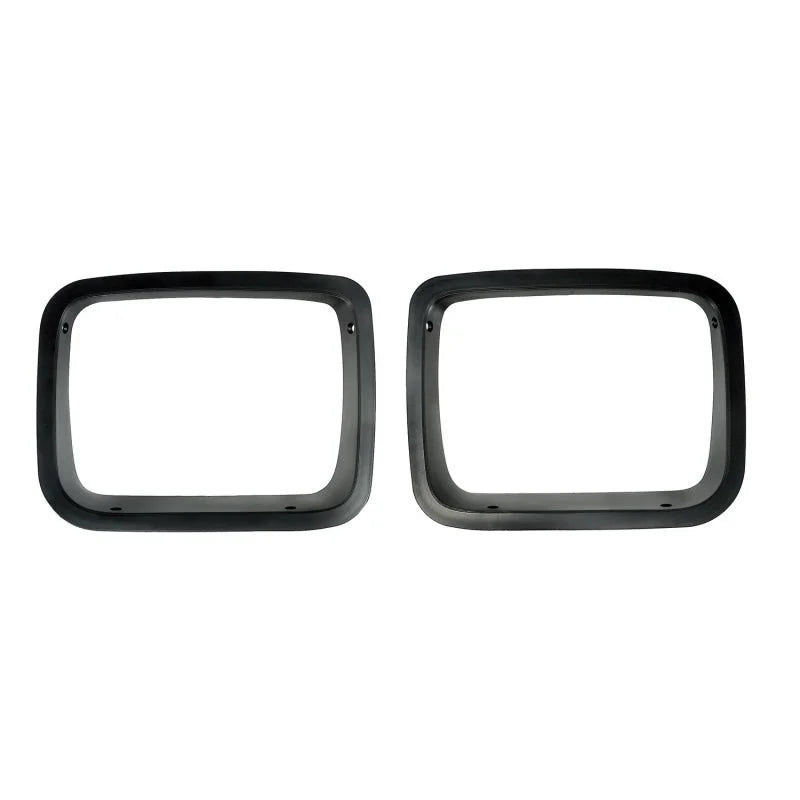 Rugged Ridge Headlight Bezels Black 87-95 Jeep Wrangler YJ - Main Product View