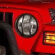 Load image into Gallery viewer, Rugged Ridge Headlight Bezels Black 97-06 Jeep Wrangler - Side View
