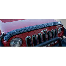 Load image into Gallery viewer, Rugged Ridge Hood Guard Body Armor 07-18 Jeep Wrangler - Side View