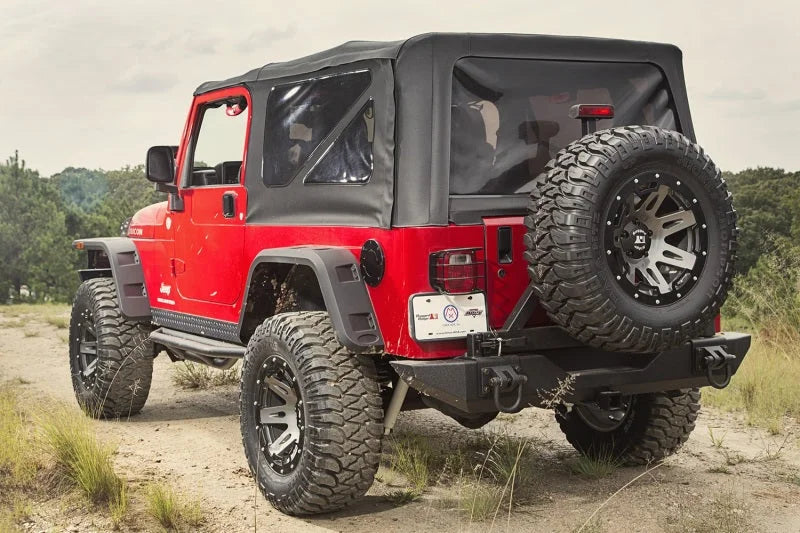Rugged Ridge Hurricane Fender Flare Kit 97-06 Jeep Wrangler TJ - Back View