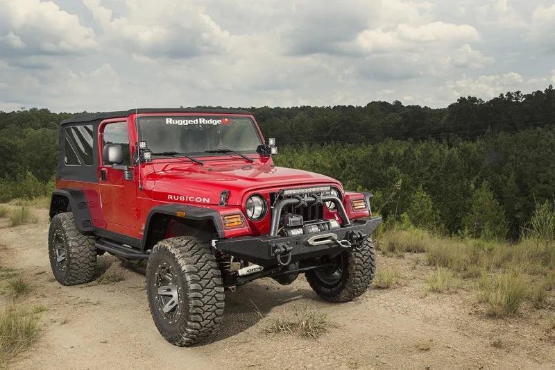Rugged Ridge Hurricane Fender Flare Kit 97-06 Jeep Wrangler TJ - Installation View