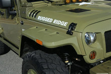 Load image into Gallery viewer, Rugged Ridge Hurricane Fender Flare Kit US Smooth 07-18 Jeep Wrangler JK - Installation View