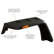 Load image into Gallery viewer, Rugged Ridge Hurricane Flat Fender Flare Kit 07-18 Jeep Wrangler - Main Product View