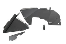 Load image into Gallery viewer, Rugged Ridge Inner Fender Liners Frnt Aluminum Black 18-20 Jeep Wrangler JL - Main Product View