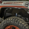 Load image into Gallery viewer, Rugged Ridge Inner Fender Liners Frnt Aluminum Black 18-20 Jeep Wrangler JL - Side View