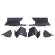 Load image into Gallery viewer, Rugged Ridge Inner Fender Liners Rear Aluminum Black 20-21 Jeep Gladiator JT - Main Product View