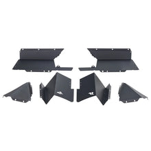 Load image into Gallery viewer, Rugged Ridge Inner Fender Liners Rear Aluminum Black 20-21 Jeep Gladiator JT - Main Product View