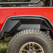 Load image into Gallery viewer, Rugged Ridge Inner Fender Liners Rear Aluminum Black 20-21 Jeep Gladiator JT - Side View