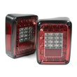 Load image into Gallery viewer, Rugged Ridge Led Tail Light Set Smoke 07-18 Jeep Wrangler - Main Product View