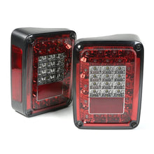 Load image into Gallery viewer, Rugged Ridge Led Tail Light Set Smoke 07-18 Jeep Wrangler - Main Product View