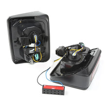 Load image into Gallery viewer, Rugged Ridge Led Tail Light Set Smoke 07-18 Jeep Wrangler - Installation View