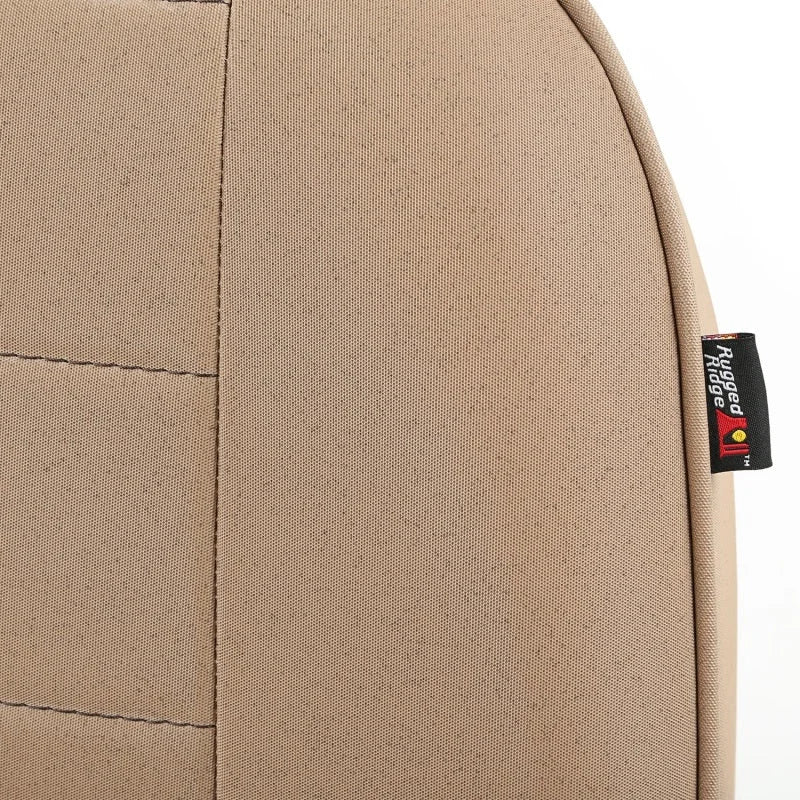 Rugged Ridge Low-Back Front Seat Non-Recline Tan 55-86 CJ - Side View