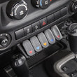 Load image into Gallery viewer, Rugged Ridge Lower Console Switch Panel 11-18 Jeep Wrangler JK/JKU - Back View