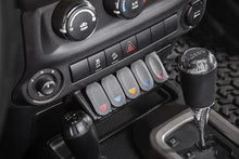 Load image into Gallery viewer, Rugged Ridge Lower Console Switch Panel 11-18 Jeep Wrangler JK/JKU - Back View
