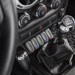 Load image into Gallery viewer, Rugged Ridge Lower Console Switch Panel 11-18 Jeep Wrangler JK/JKU - Installation View