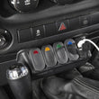 Load image into Gallery viewer, Rugged Ridge Lower Switch Panel Kit 11-18 Jeep Wrangler JK/JKU - Side View