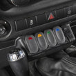 Load image into Gallery viewer, Rugged Ridge Lower Switch Panel Kit 11-18 Jeep Wrangler JK/JKU - Back View