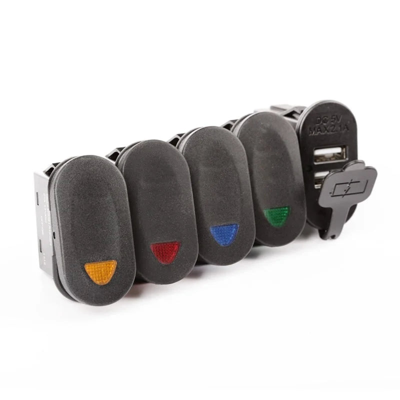 Rugged Ridge Lower Switch Panel Kit 11-18 Jeep Wrangler JK/JKU - Additional View 5