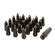 Load image into Gallery viewer, Rugged Ridge Lug Bullet Style Black 1/2-20 - Main Product View