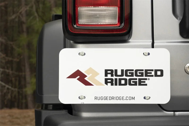 Rugged Ridge Magnetic License Plate Holder - Side View