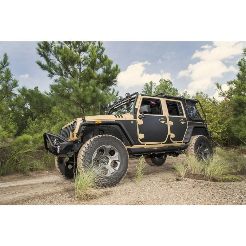 Rugged Ridge Magnetic Protection Panel kit 4-Dr07-18 Jeep Wrangler - Installation View