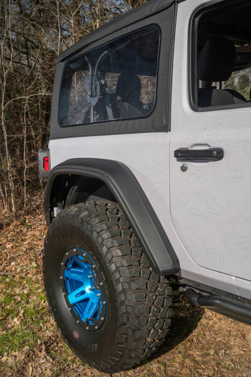 Rugged Ridge Max Terrain Fender Flare Set F & R 18-22 Jeep Wrangler JL - Additional View 7