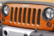 Load image into Gallery viewer, Rugged Ridge Mesh Grille Insert Black 07-18 Jeep Wrangler - Side View