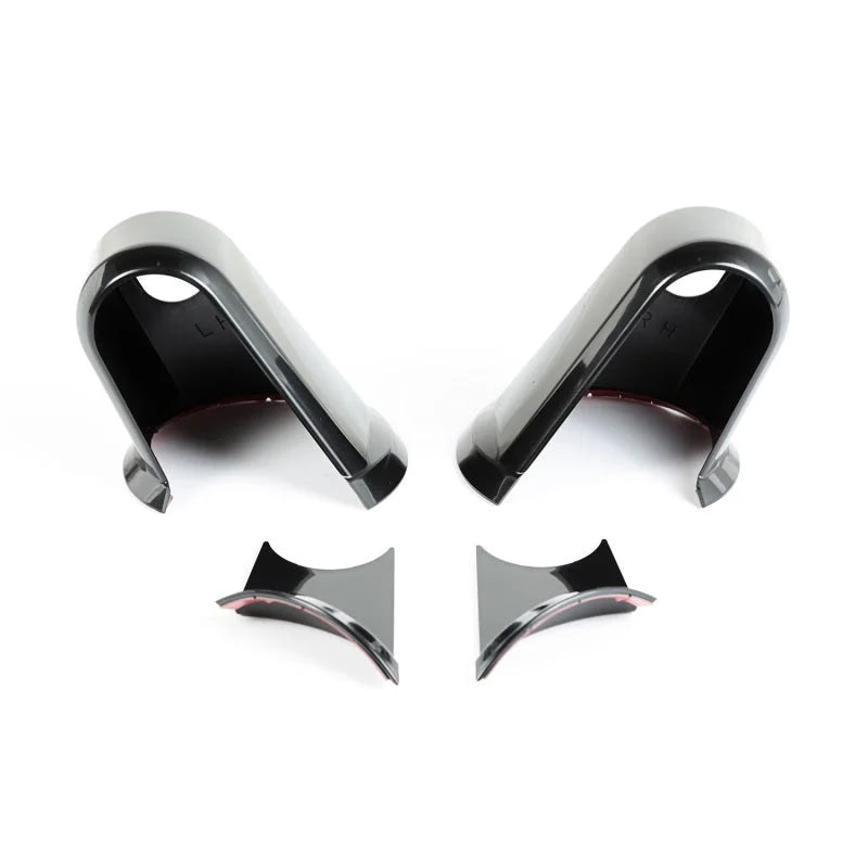 Rugged Ridge Mirror Arm Covers Black Paintable 07-18 Jeep Wrangler JK - Side View