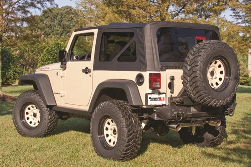 Rugged Ridge Montana Top Black Diamond 07-09 JK 2-Door - Side View