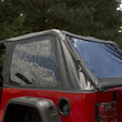 Load image into Gallery viewer, Rugged Ridge Montana Top Bowless Black Diamond 04-06 LJ - Side View