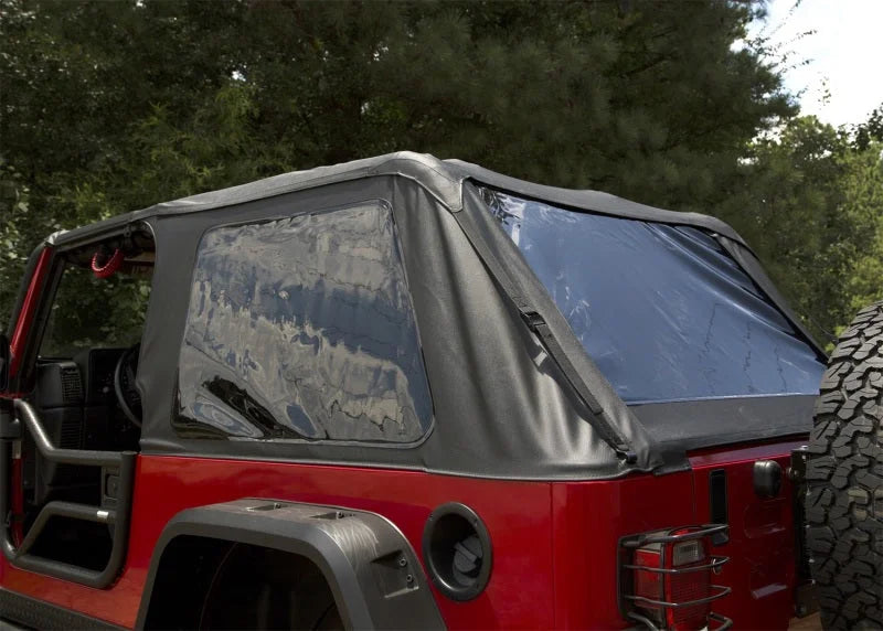 Rugged Ridge Montana Top Bowless Black Diamond 04-06 LJ - Side View