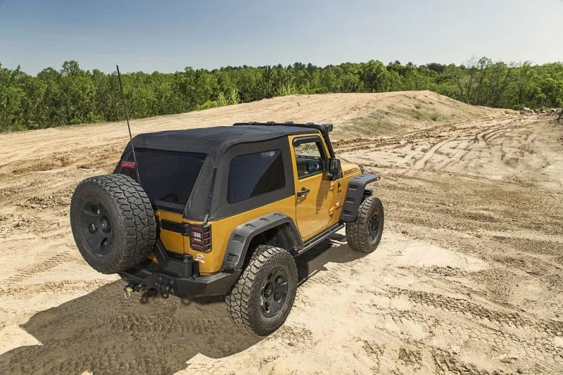 Rugged Ridge Montana Top Bowless Black Diamond 07-18 Jeep Wrangler JK 2-Dr - Additional View 5