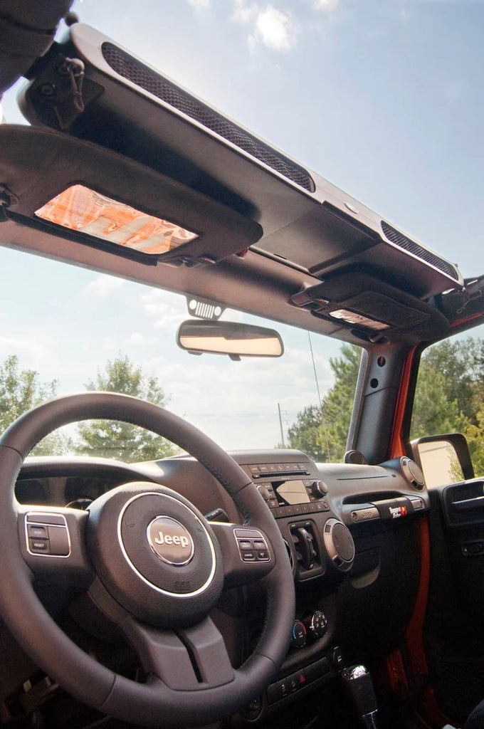 Rugged Ridge Overhead Storage Console 87-18 Jeep Wrangler - Side View