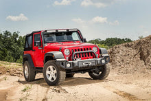Load image into Gallery viewer, Rugged Ridge Overrider Satin Black 07-18 Jeep Wrangler - Side View