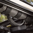 Load image into Gallery viewer, Rugged Ridge Paracord Grab Handles Black/Black Pair - Back View