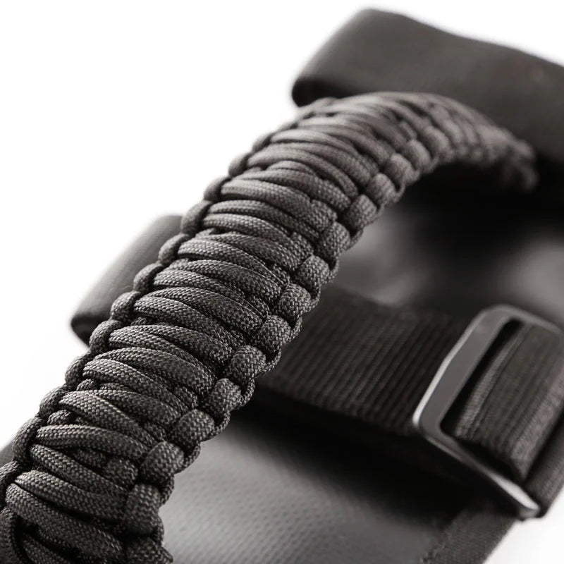 Rugged Ridge Paracord Grab Handles Black/Black Pair - Additional View 5
