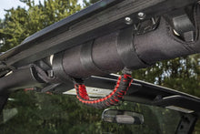 Load image into Gallery viewer, Rugged Ridge Paracord Grab Handles Red/Black Pair - Back View