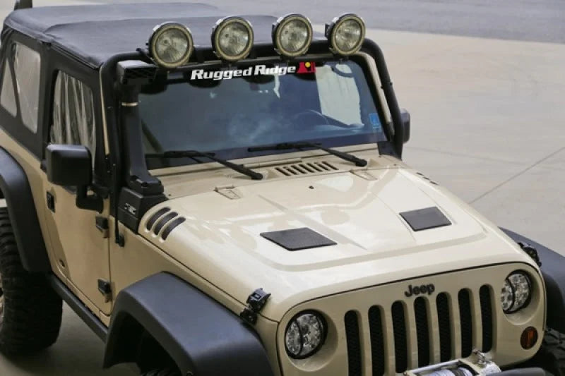 Rugged Ridge Performance Vented Hood 07-18 Jeep Wrangler JK - Main Product View