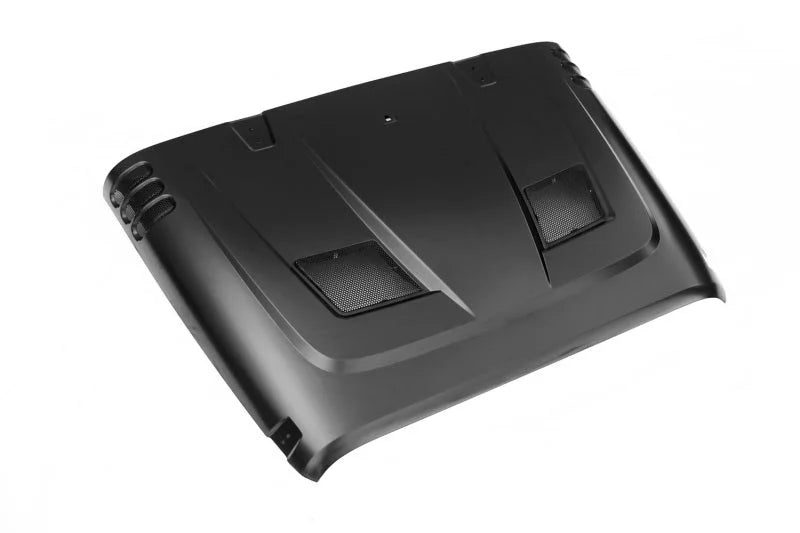 Rugged Ridge Performance Vented Hood 07-18 Jeep Wrangler JK - Side View