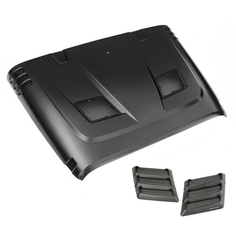 Rugged Ridge Performance Vented Hood Kit 07-18 Jeep Wrangler - Main Product View